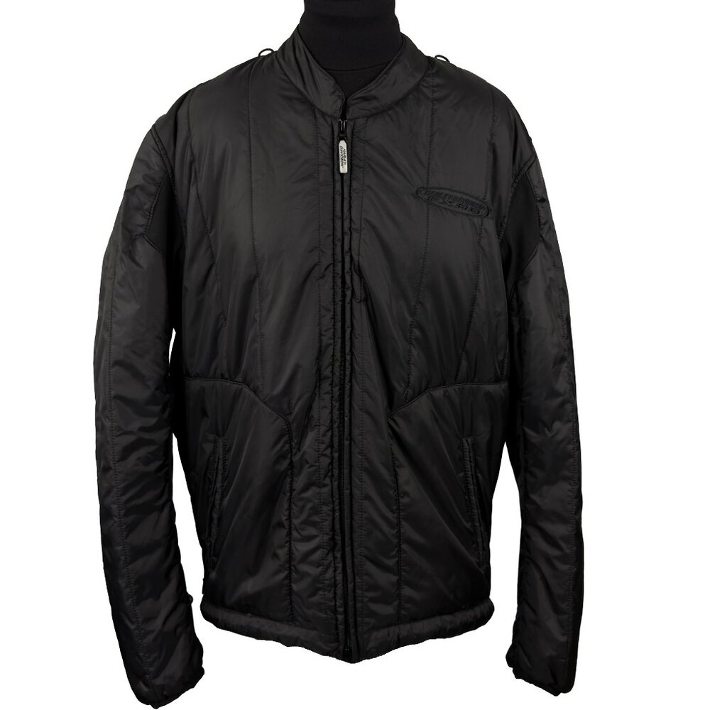 HARLEY-DAVIDSON FXRG Quilted Riding Jacket Full Zip Black Men’s Tall L